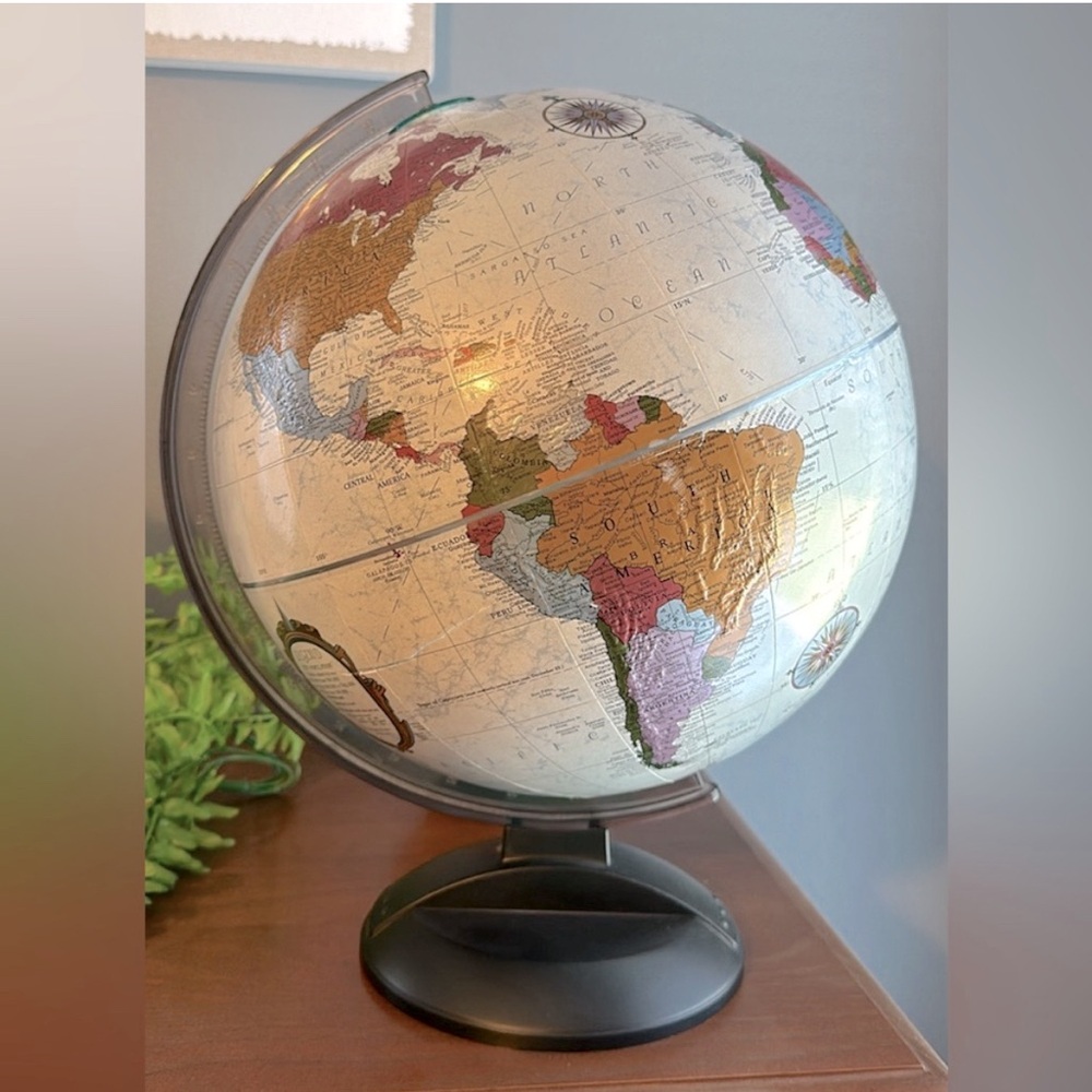 15” Inch Raised Relief Replogle Globe